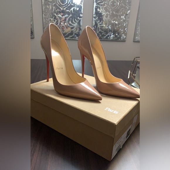 Christian Louboutin Shoes - ***So Kate Nude Patent Leather 120 Heel***